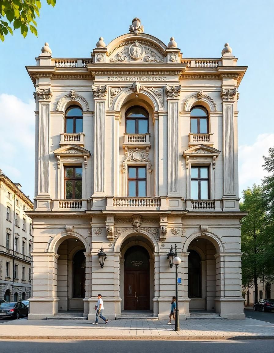 🏛️ ۸ اصل طلایی طراحی نما سنگ رومی؛ شکوه کلاسیک در معماری