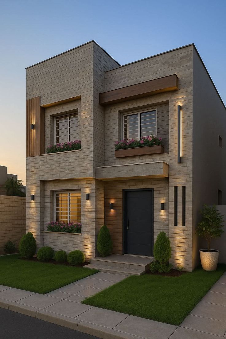 🧱 نما سنگ ساده؛ ترکیبی از زیبایی، دوام و سادگی در طراحی ساختمان