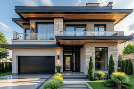 🧱 نما سنگ ساده؛ ترکیبی از زیبایی، دوام و سادگی در طراحی ساختمان