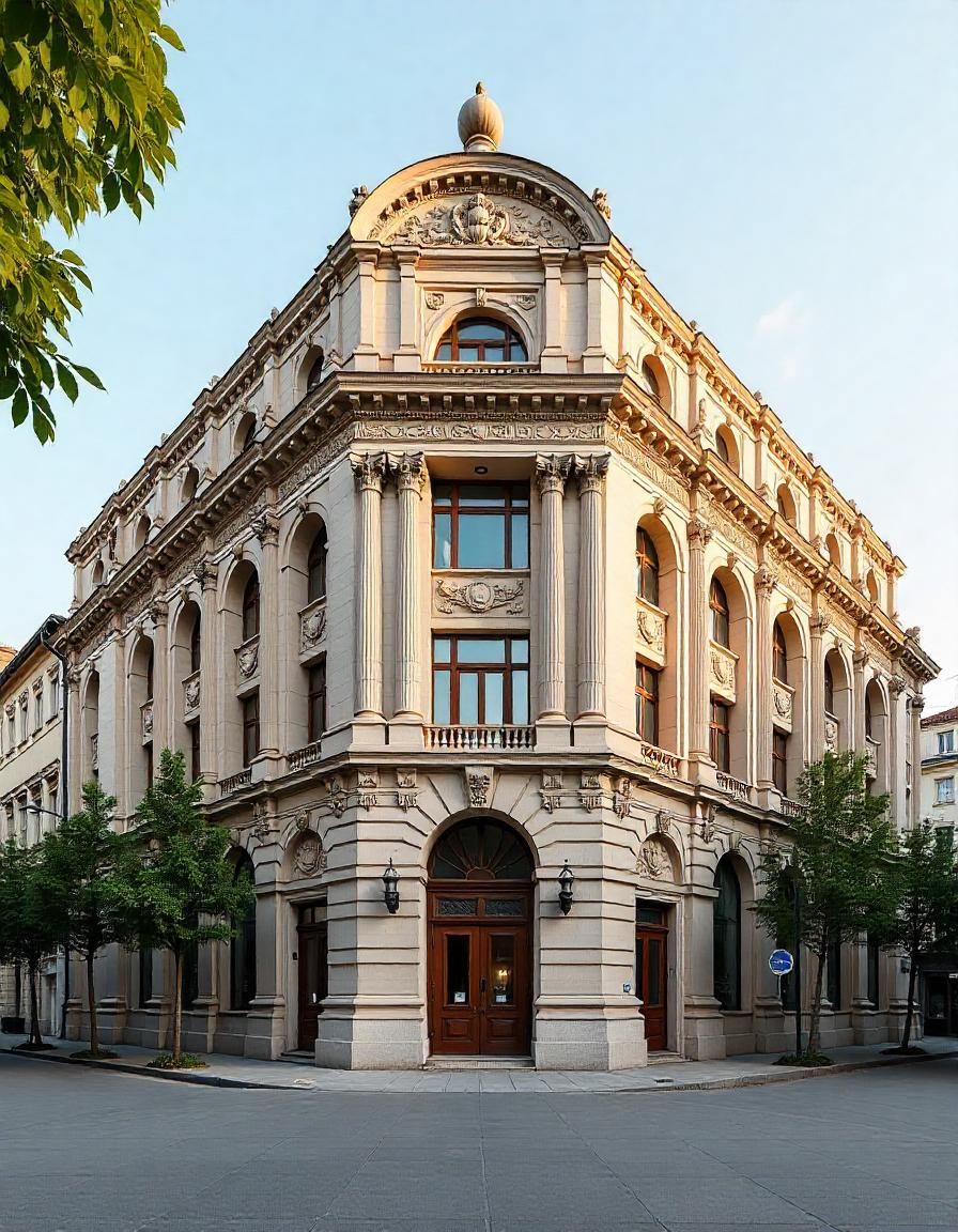 🏛️ ۸ اصل طلایی طراحی نما سنگ رومی؛ شکوه کلاسیک در معماری