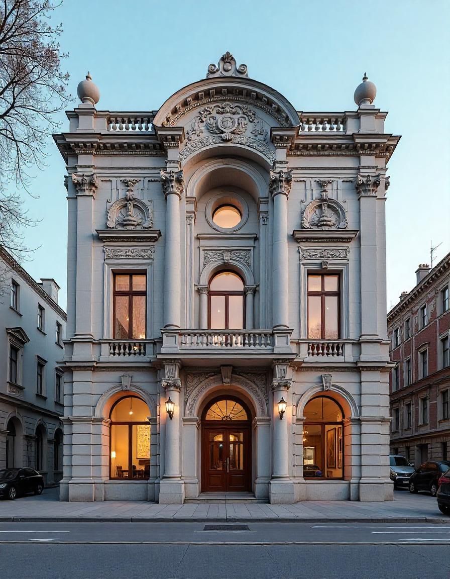 🏛️ ۸ اصل طلایی طراحی نما سنگ رومی؛ شکوه کلاسیک در معماری