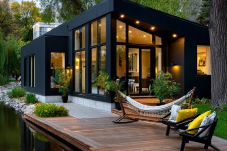 🏡 ۱۰ ایده خاص برای ساخت ویلای کوچک در باغ | راهنمای کامل طراحی