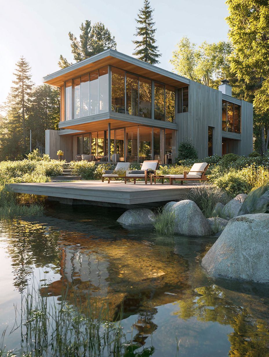 🏡 ۱۰ ایده خاص برای ساخت ویلای کوچک در باغ | راهنمای کامل طراحی