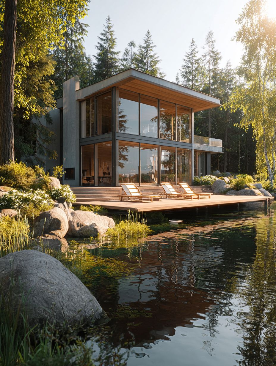 🏡 ۱۰ ایده خاص برای ساخت ویلای کوچک در باغ | راهنمای کامل طراحی