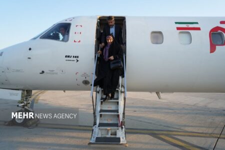 وزیر راه برای بازدید از پل کلاله – آغبند وارد آذربایجان شرقی شد+ فیلم