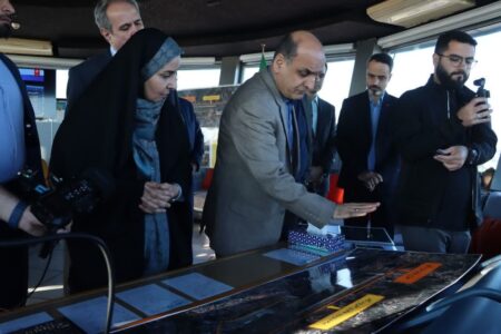 بازدید وزیر راه از طرح جامع فرودگاه سردار جنگل رشت