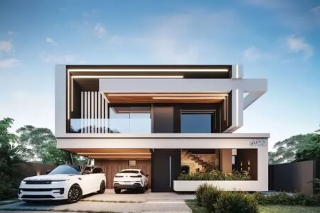 تاثیر رنگ در نمای ویلا؛ روانشناسی رنگ‌ها در معماری