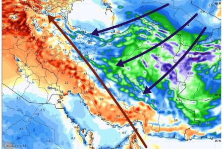 کاهش نسبی دما در نوار شمالی کشور