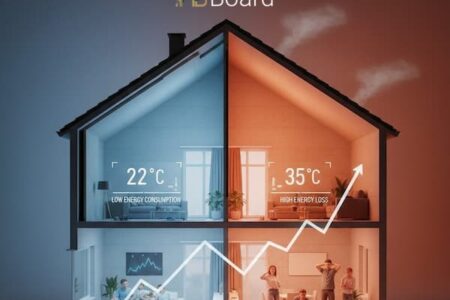 کاهش مصرف انرژی ساختمان با استفاده از پانل‌های عایق حرارتی MgO