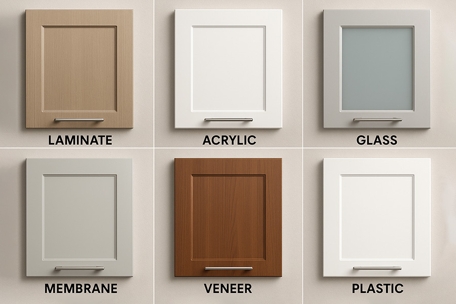 کابینت با متریال HDF و طراحی مدرن