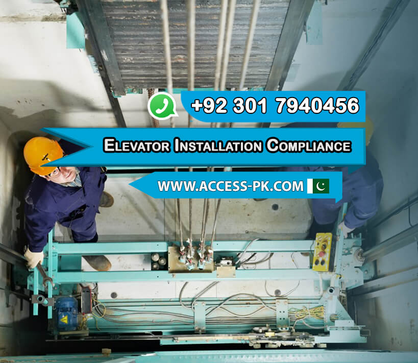 نصب شفت و ریل‌های آسانسور با رعایت استانداردهای ایمنی