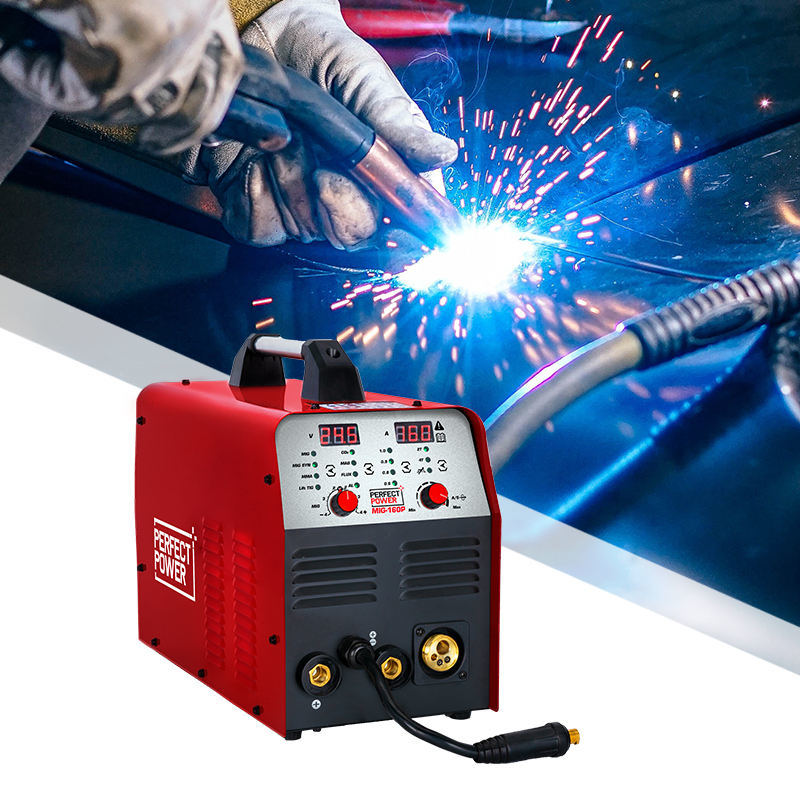 دستگاه جوش MIG‑160p Pulse 4‑in‑1 برای پروژه‌های ساختمانی