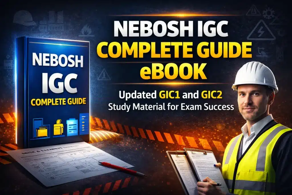 کتاب راهنمای کامل NEBOSH IGC با جلد جذاب